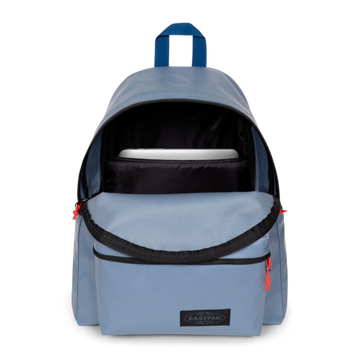 Eastpak Day Pak'R Tarp Kntrst Cob sininen nuorten reppu edestä avoinna