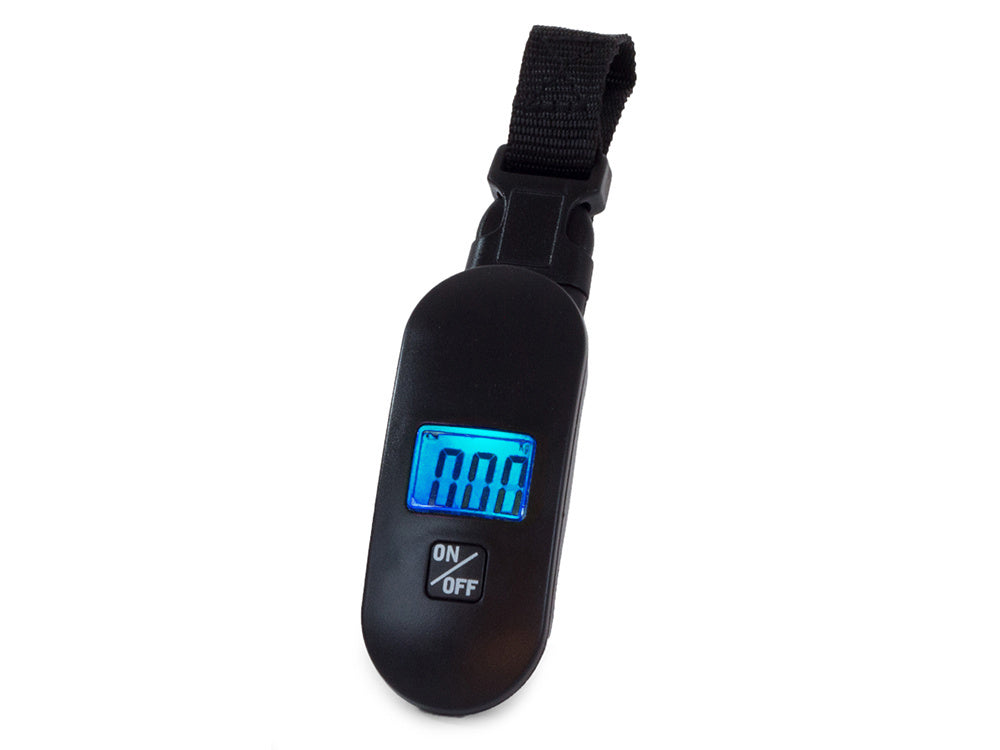 Pieni matkavaaka näytössä valo ja lukema