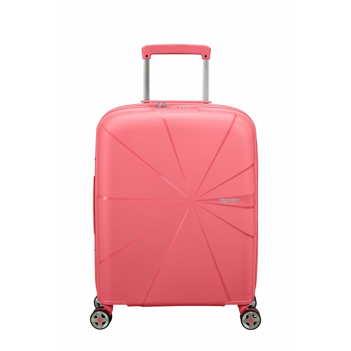 American Tourister Starvibe Spinner 41 L käsimatkatavaralaukku pinkki edestä