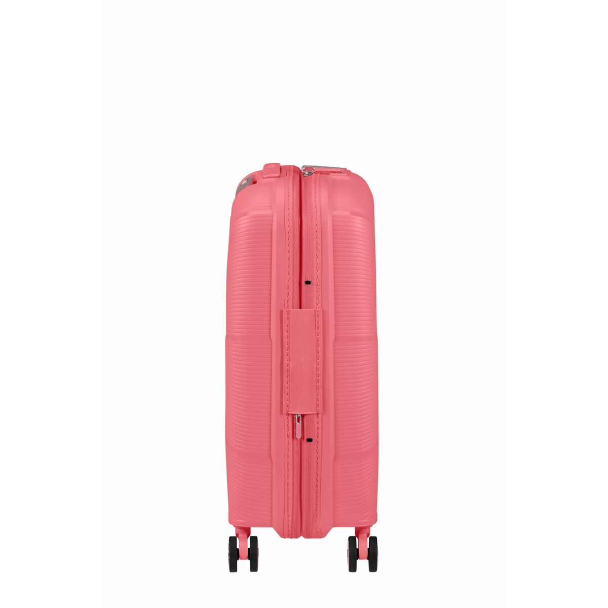 American Tourister Starvibe Spinner 41 L käsimatkatavaralaukku pinkki sivusta