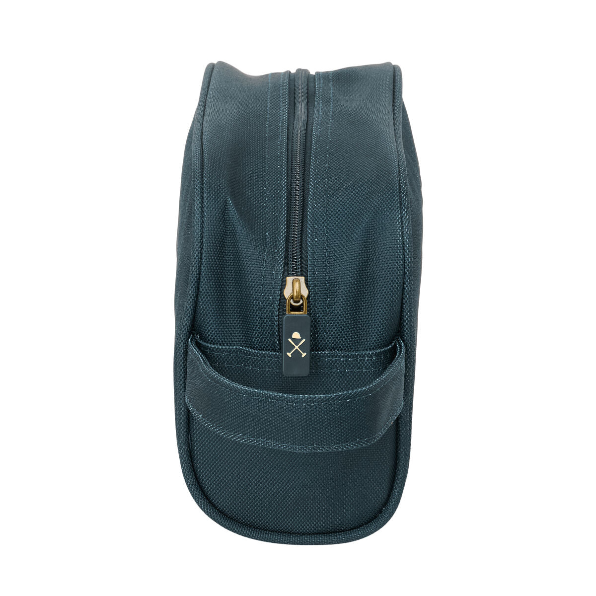 Harper & Neyer sininen toilettilaukku sivusta