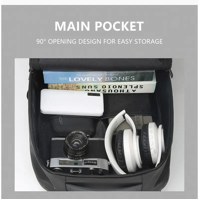 Marina Galanti vedenpitävä reppu, kuva sisältä