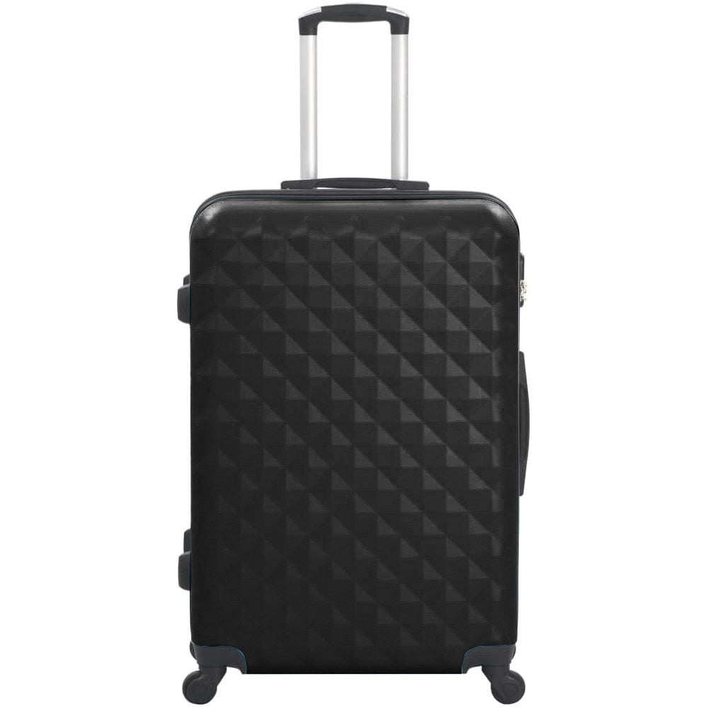 Premium matkalaukkusetti kosmetiikkalaukulla - musta